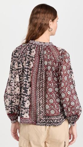 بلوزة نسائية بأكمام طويلة وطبعة Danae من Sea in Kuwait