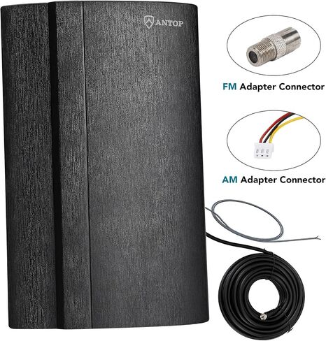 FM Antenna for Stereo Receiver Indoor，Antop At-212FM FM Radio Antenna for Home Stereo with Built-in Digital Booster in Saudi Arabia