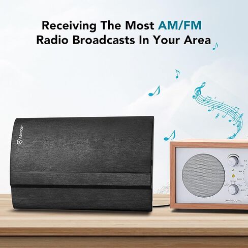 FM Antenna for Stereo Receiver Indoor，Antop At-212FM FM Radio Antenna for Home Stereo with Built-in Digital Booster in Saudi Arabia