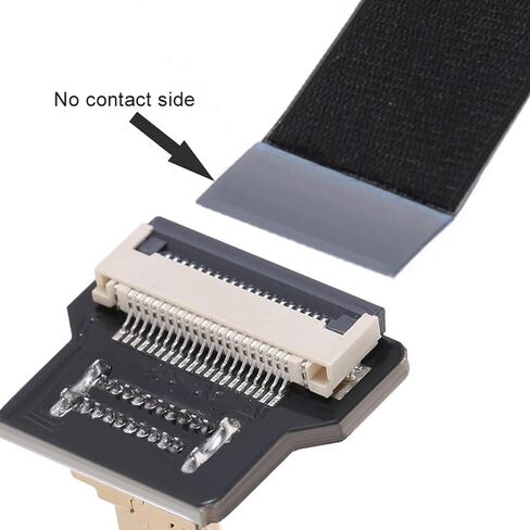تشينيانغ CY HDMI ذكر إلى مايكرو HDMI ذكر 90 درجة بزاوية FPC كابل مسطح 20 سم لـ FPV HDTV Multicopter التصوير الجوي منفذ HDMI in Kuwait