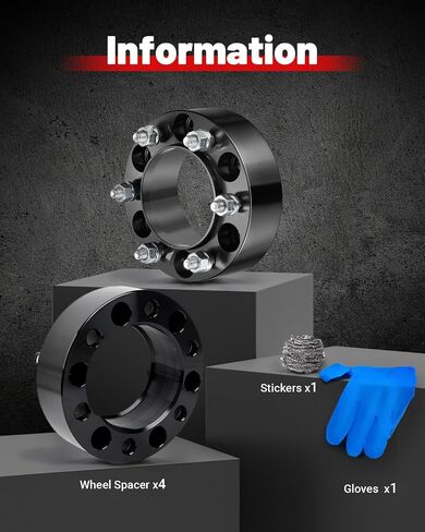 EVIL ENERGY 6x5.5 Hubcentric Wheel Spacers 2 inch for 1995-2023 Tacoma 1989-2023 4Runner, 6x139.7mm Wheel Spacer with 12x1.5 Studs 106mm Bore for Tundra FJ Cruiser Fortuner Sequoia GX460 GX470 in Saudi Arabia