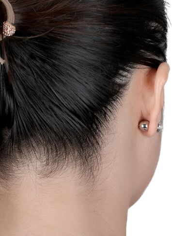 Earring Backs for Droopy Ears, JIACHARMED Weighted Earring Lifters Supports Backs for Studs Heavy Earrings Large Locking Earring Backings Replacement 4pcs Backstop Comfort Stopper,White Gold and Gold in Saudi Arabia