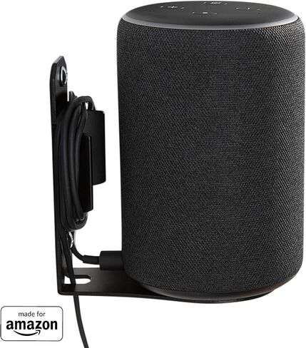 "Made for Amazon" Wall Mount for Echo (2nd Gen or 3rd Gen) and Echo Plus (2nd Gen) - White in Kuwait