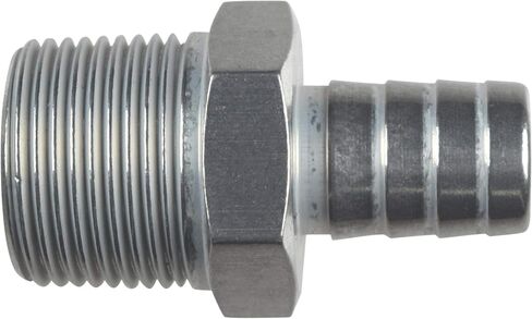أنبوب ICT مستقيم 3/4 "NPT إلى 5/8" .625 "خرطوم بارب مناسب من الألومنيوم العاري AN840-10-12A in Saudi Arabia