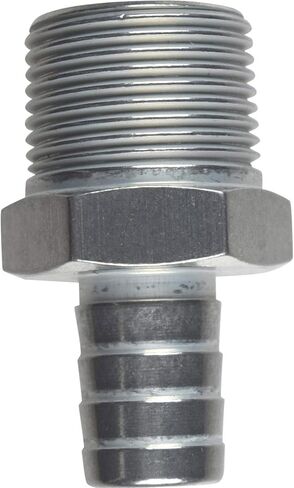 أنبوب ICT مستقيم 3/4 "NPT إلى 5/8" .625 "خرطوم بارب مناسب من الألومنيوم العاري AN840-10-12A in Saudi Arabia