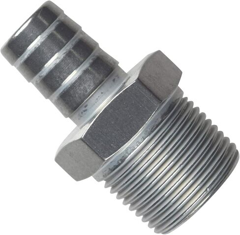 أنبوب ICT مستقيم 3/4 "NPT إلى 5/8" .625 "خرطوم بارب مناسب من الألومنيوم العاري AN840-10-12A in Saudi Arabia