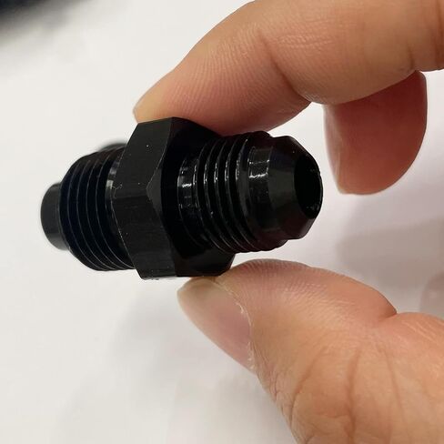 6AN Male Flare to M16x1.5 O Ring Seal Power Steering Adapter Fitting Connector Aluminum Black in Saudi Arabia