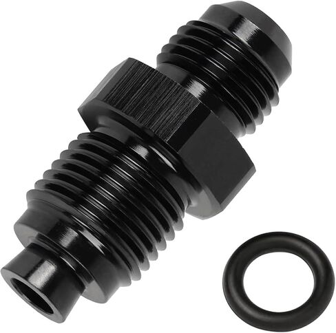 6AN Male Flare to M16x1.5 O Ring Seal Power Steering Adapter Fitting Connector Aluminum Black in Saudi Arabia