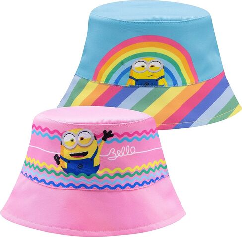 Minions Kids Sun Hat, Toddler Bucket Hat for Boys, Reversible Kids Sun Hat Boys Bucket Hat, Disney Despicable Me Hat, 2-5T in Kuwait