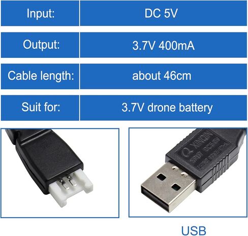 استبدال بطارية طائرة بدون طيار KBT 3.7 فولت 620 مللي أمبير/ساعة 25C، قطعتان بطاريات بدون طيار 852540 قابلة لإعادة الشحن وشاحن USB لبطارية ليبو in Kuwait