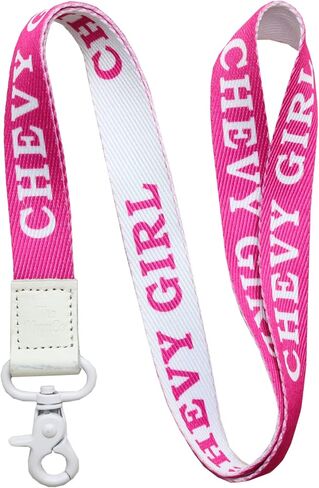 Chevy Girl Lanyard Keychain - Car Girl ID Lanyard for Auto Keys Fob Badge - ID Holder Keychain for Women Nurse Gift in Saudi Arabia