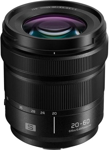 كاميرا باناسونيك DC-S5M2XKK Lumix S5IIX كاملة الإطار بدون مرآة مع عدسة 20-60 مم f/3.5-5.6 + حزمة عدسات LUMIX S 85 مم F1.8 مع حزمة حماية محسنة CPS لمدة عامين in Saudi Arabia