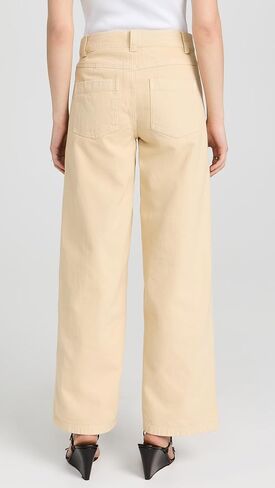 بنطال Vince نسائي من نسيج التويل المغسول بأرجل واسعة in Kuwait