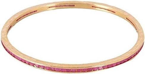 Ratnavali Jewels Gold Plated Red Green White Multi Cubic Zirconia Indian Bangles Bracelets Wedding Bride Jewelry For Women in Saudi Arabia