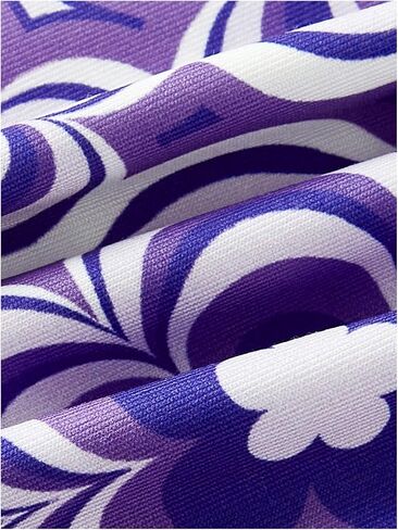 OYOANGLE Women's Plus Size Floral Print High Waisted Flared Leg Pants Bell Bottom Rave Trousers in Saudi Arabia