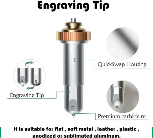 Tip Housing QuickSwap Fine Debossing for Maker Cutting Machines-Perfect for Cardstock, Foil Foster Board,Foil Kraft Board, Poster Board and More in Saudi Arabia