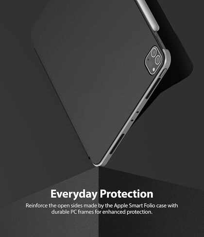 Ringke Frame Shield مصمم لجهاز iPad Pro 11 2021 لوحة المفاتيح (11 بوصة، الجيل الثالث) - فضي غير لامع in Kuwait