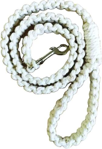 Macrame Dog Leash, Braided Dog Leash, Durable Dog Leash, Eco Friendly Dog Leash, Organic Dog Leash, Rope Leashes for Dogs, Dog Accessories,Handmade Dog Leash, Pet Supplies in Saudi Arabia