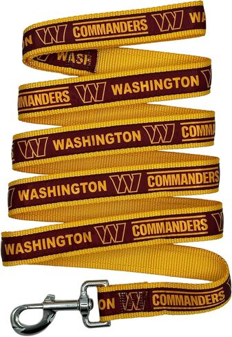 NFL PET Leash Washington Commanders Dog Leash, Large Football Team Leash for Dogs & Cats. A Shiny & Colorful Cat Leash & Dog Leash Licensed by The NFL in Saudi Arabia