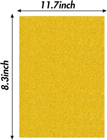 حزمة ورق بطاقات لامعة، عبوة من 30 ورقة مقاس A4 ورق لامع لاصق ذاتي اللصق، ورق خلفي لاصق، 10 ألوان متنوعة in Kuwait