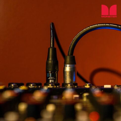 Monster Cable Prolink Performer 600 Microphone Cable. 30 feet XLR Cable. Custom XLR Cables. Microfiber Dielectric Duraflex Jacket XLR Microphone Cable. in Kuwait