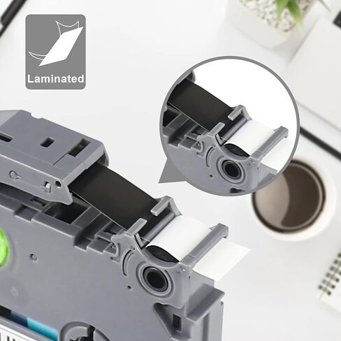 متوافق مع شريط Brother P Touch باللون الأحمر والأزرق والأبيض TZe-431 TZe-531 TZe-231، ملصقات Tz مغلفة 12 مم 0.47 بوصة لـ Ptouch PTD210 PTD600 PTH100، 1/2 بوصة × 26.2 قدم، 3 عبوات in Kuwait