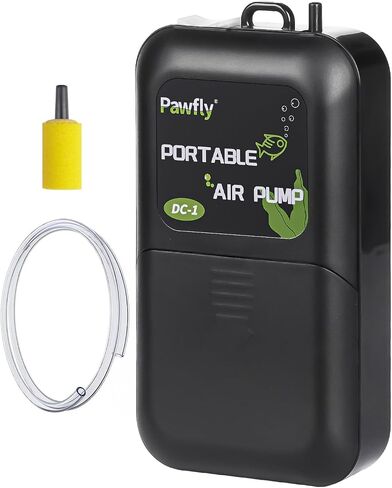 مضخة هواء للطعم الحي في الهواء الطلق من Pawfly ببطارية 40 جيجا في الساعة لدلو طعم من 5 إلى 30 جالون، مضخة أكسجين محمولة هادئة تعمل بالبطارية لانقطاع طاقة الصيد في الهواء الطلق ونقل الأسماك in Saudi Arabia