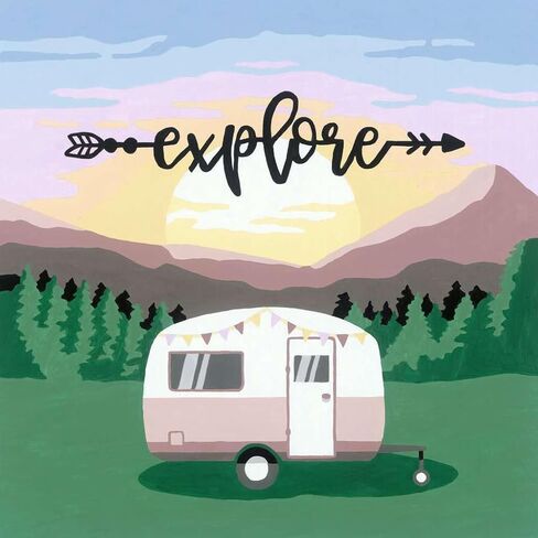 مجموعة Ravensburger Explore الطلاء بالأرقام للبالغين - 20271 - فنون الرسم والحرف اليدوية للأعمار من 12 عامًا فما فوق in Saudi Arabia