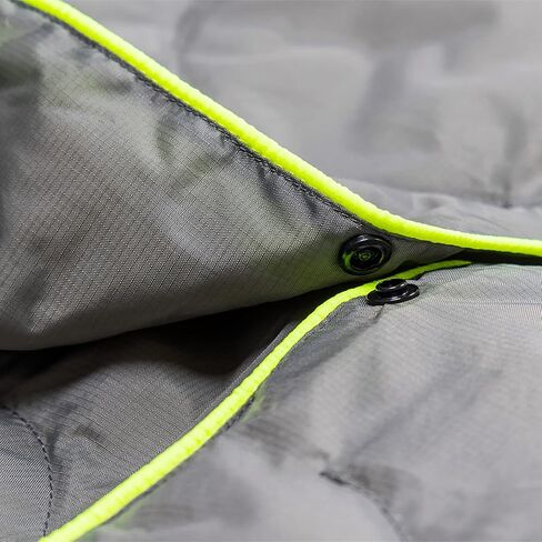 إكسسوارات تخييم Pelican Outdoor Woobie - بطانية - بطانة بونشو مع حقيبة حمل - [مقاومة للماء] [حشوة 600 بطة] - بطانية سفر خفيفة وناعمة ودافئة - هدايا تخييم للمشي لمسافات طويلة والنزهة - زيتوني in Saudi Arabia