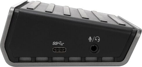 محطة إرساء الكمبيوتر المحمول Targus USB-C Universal Dual Video 4K مع طاقة الشحن والصوت و4 منافذ USB للكمبيوتر الشخصي وMac وAndroid (DOCK180USZ) (متجدد) in Kuwait