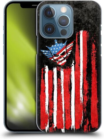 Head Case Designs Officially Licensed WWE Superstar Flag Cody Rhodes Hard Back Case Compatible with Apple iPhone 13 Pro in Saudi Arabia