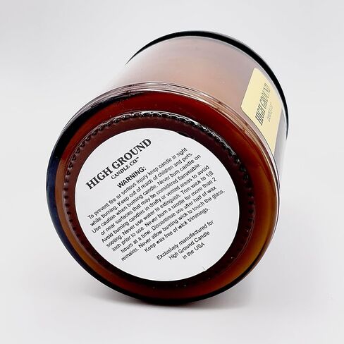 شمعة معطرة برائحة التفاح مون شاين، 236 مل، شحم البيسون النقي، دخان منخفض، تقليدي، وعاء زجاجي in Saudi Arabia