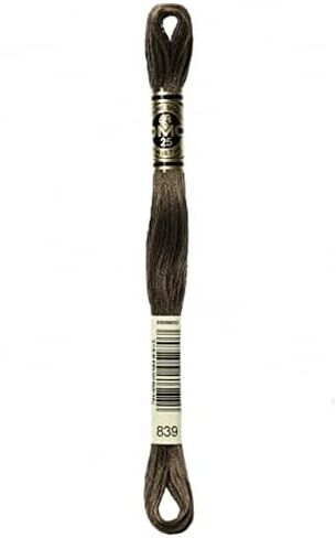 DMC Stranded Cotton Embroidery Thread 839 - per Skein in Saudi Arabia