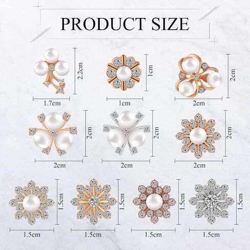 160 Pieces Pearl Rhinestone Buttons Faux Pearl Embellishments Flat Back Rhinestone Buttons for DIY Jewelry Making Wedding Decor Clothes Bag Shoes Craft Accessory in Saudi Arabia