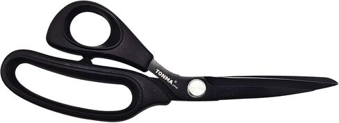 مقص حقيقي لليد اليسرى [صنع في اليابان] مقص لجميع الأغراض مقاس 8.5 بوصة مصنوع من الفولاذ المقاوم للصدأ SK4 الياباني مثالي لطلاب الفنون في المكتب والمنزل الذين يقومون بصياغة القطع باللون الأسود in Kuwait