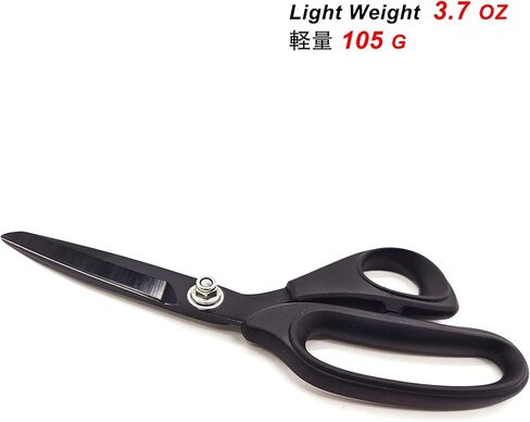 مقص حقيقي لليد اليسرى [صنع في اليابان] مقص لجميع الأغراض مقاس 8.5 بوصة مصنوع من الفولاذ المقاوم للصدأ SK4 الياباني مثالي لطلاب الفنون في المكتب والمنزل الذين يقومون بصياغة القطع باللون الأسود in Kuwait