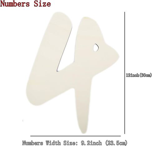 12 Inch Unfinished Wooden Letter I, Large Wood Letters for DIY Crafts, Thickness 1/8" Blank Unfinished Wooden Alphabet for Home Wall Decor DIY Letters Crafts in Saudi Arabia