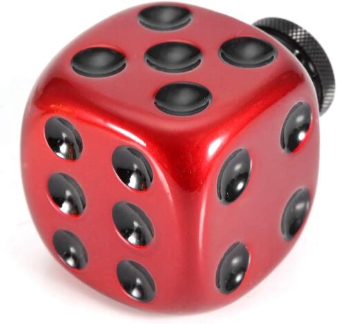 Tbest Gear Shift Knob,Rat Rod,Dice Gear Knob,Gear Shift Head Gear Shift Accessories Car Modified Dice Gear Shift Knob Stick Lever Shifter Universal(Red) in Saudi Arabia