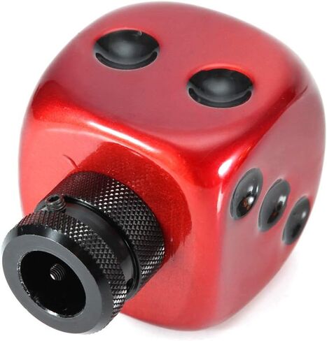 Tbest Gear Shift Knob,Rat Rod,Dice Gear Knob,Gear Shift Head Gear Shift Accessories Car Modified Dice Gear Shift Knob Stick Lever Shifter Universal(Red) in Saudi Arabia