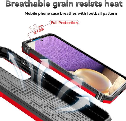 for Samsung Galaxy A35 5G Case with Camera Lens Cover HD Screen Protector, Dual Layer Military-Grade Drop Tested Magnetic Ring Holder Kickstand Protective Phone Case for Samsung Galaxy A35 5G (Navy) in Saudi Arabia