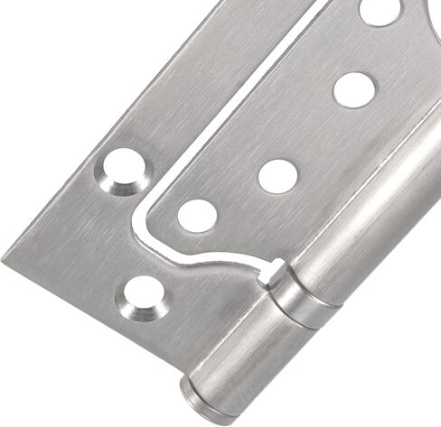 20 قطعة 10 أزواج من مفصلات الأبواب غير المجوفة مقاس 4 × 3 بوصة، مفصلات أبواب محملة بالكرة من الفولاذ المقاوم للصدأ المصقول مع براغي لأجهزة الأثاث، أبواب DIY، أبواب خارجية، فضي in Kuwait