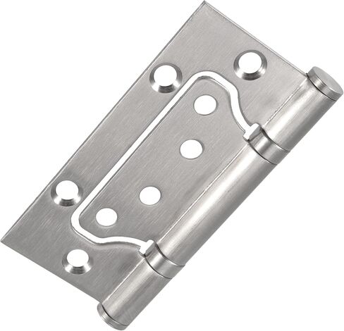 20 قطعة 10 أزواج من مفصلات الأبواب غير المجوفة مقاس 4 × 3 بوصة، مفصلات أبواب محملة بالكرة من الفولاذ المقاوم للصدأ المصقول مع براغي لأجهزة الأثاث، أبواب DIY، أبواب خارجية، فضي in Kuwait