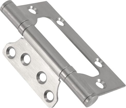 20 قطعة 10 أزواج من مفصلات الأبواب غير المجوفة مقاس 4 × 3 بوصة، مفصلات أبواب محملة بالكرة من الفولاذ المقاوم للصدأ المصقول مع براغي لأجهزة الأثاث، أبواب DIY، أبواب خارجية، فضي in Kuwait