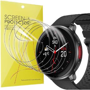 Compatible for Polar Vantage V3 Screen Protector, [6 Pack] Full Coverage TPU Clear Film Compatible for Polar Vantage V3 Smartwatch (6 Pack)