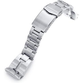 MiLTAT 22mm Watch Band for Seiko Turtle SRP773 SRP775 SRPA21, Retro Razor Screw-Link