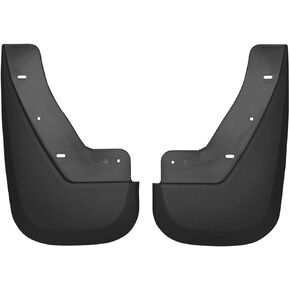 Husky Liners - Rear Mud Guards | 2007 - 2014 Cadillac Escalade/Chevrolet Tahoe/GMC Yukon Denali w/o Dual Exhaust, Rear Set - Black, 2 Pc. | 57781