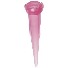 Metcal 920125-DHUV Series TT High Density Polyethylene UV Light Block Taper Tip for Fluid Dispensing Needle, 1.25" Tip Size, 20 Gauge, Pink (Pack of 50)