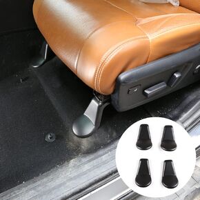 LLKUANG Black ABS Seat Foot Bracket Fixing Bolts Screw Cap Decoration Cover Trim for Toyota Tundra 2014-2020 Protection Accessories