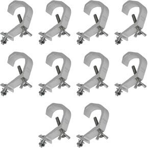 10pcs 88LBs Heavy Duty Stage Light Clamp Hook,Aluminum Alloy C-Clamp for Moving Head Light,DJ Par Lgiht in Kuwait