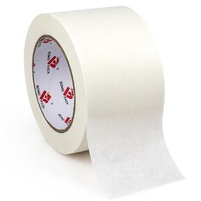 BOMEI PACK Wide Painters Tape 6 Inch, Crepe Paper General Purpose Wide White Masking Tape, 55 yds Length, Multi-Surface Adhesive Painting Tape, for Painting, DIY, Arts, Crafts, Labeling